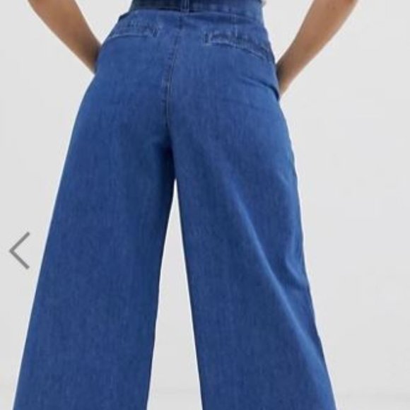 ASOS Denim Wide Leg Jean - Tags Intact, Never Worn - Picture 2 of 4